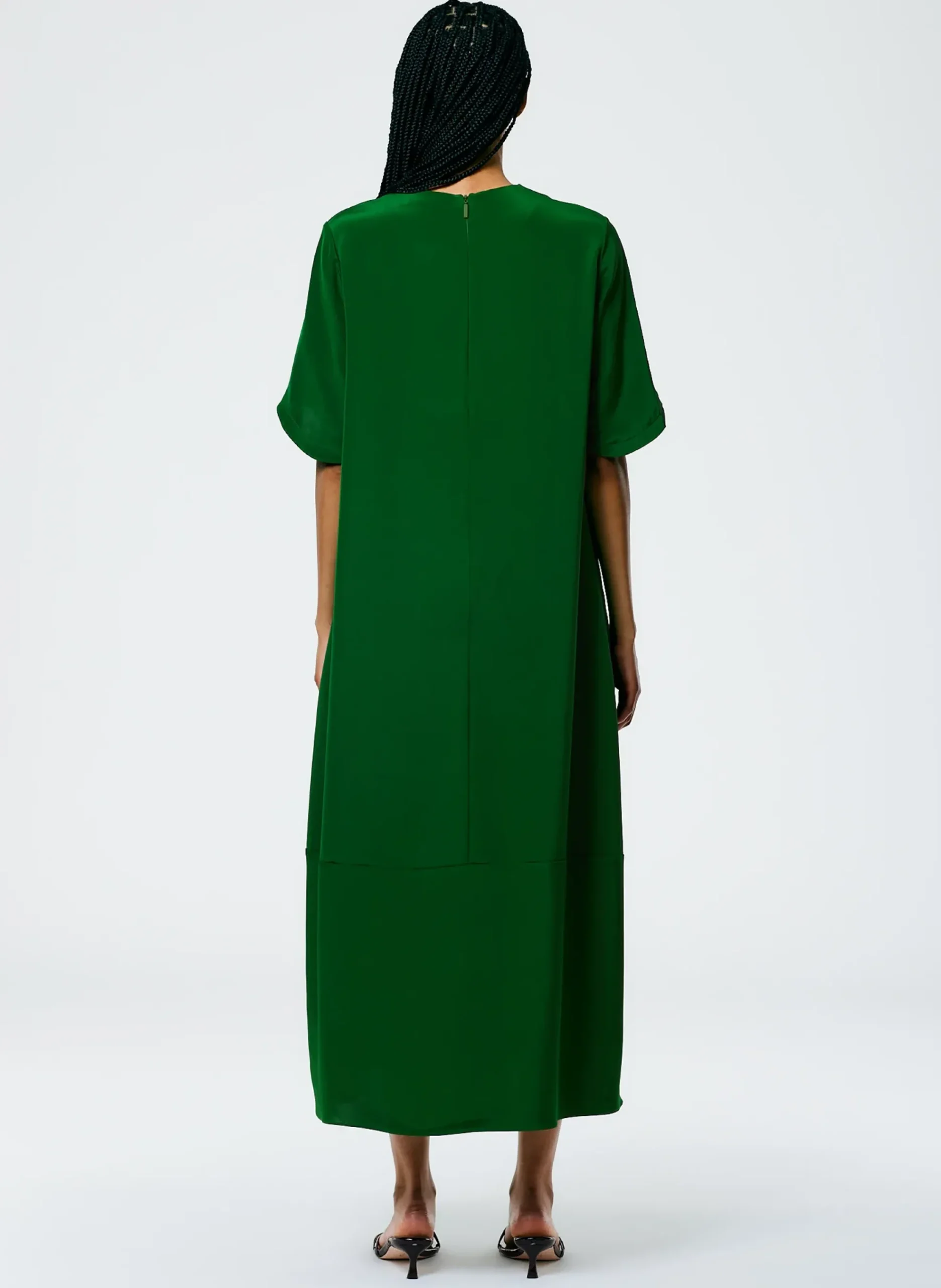 4 Ply Silk T-Shirt Dress-Tibi Sale
