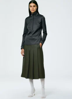 Active Knit Slim Sporty Top-Tibi Hot