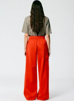 Active Knit Wide Leg Pull On Pant-Tibi Best