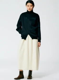 Active Knit Zipper Detailed Track Jacket-Tibi Sale
