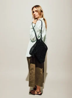 Aire Libre Mesh Crochet Bag-Tibi Online