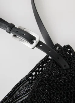 Aire Libre Mesh Crochet Bag-Tibi Online