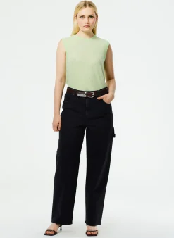 Denim Slouchy Carpenter Jean-Tibi Discount