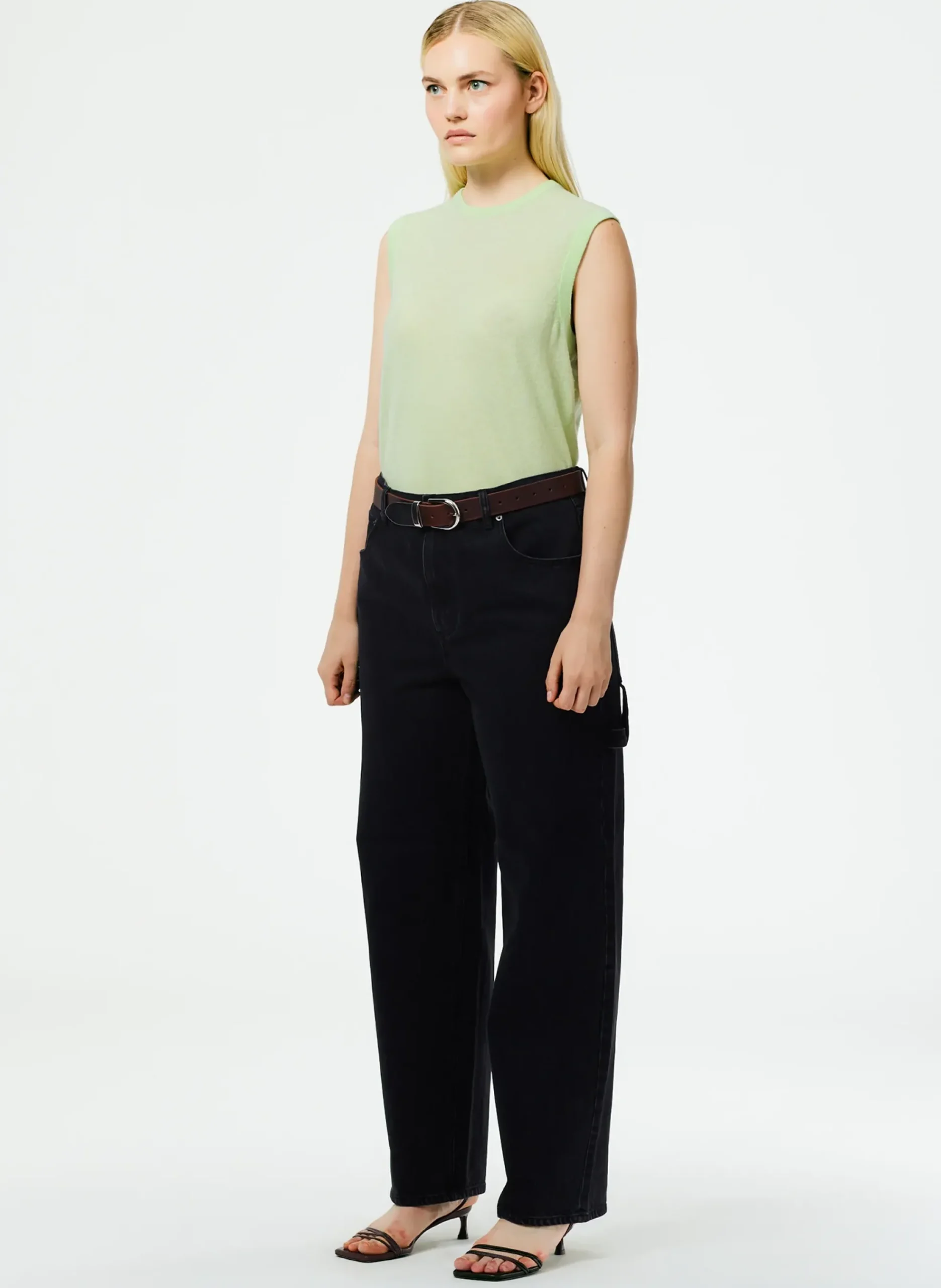 Denim Slouchy Carpenter Jean-Tibi Discount
