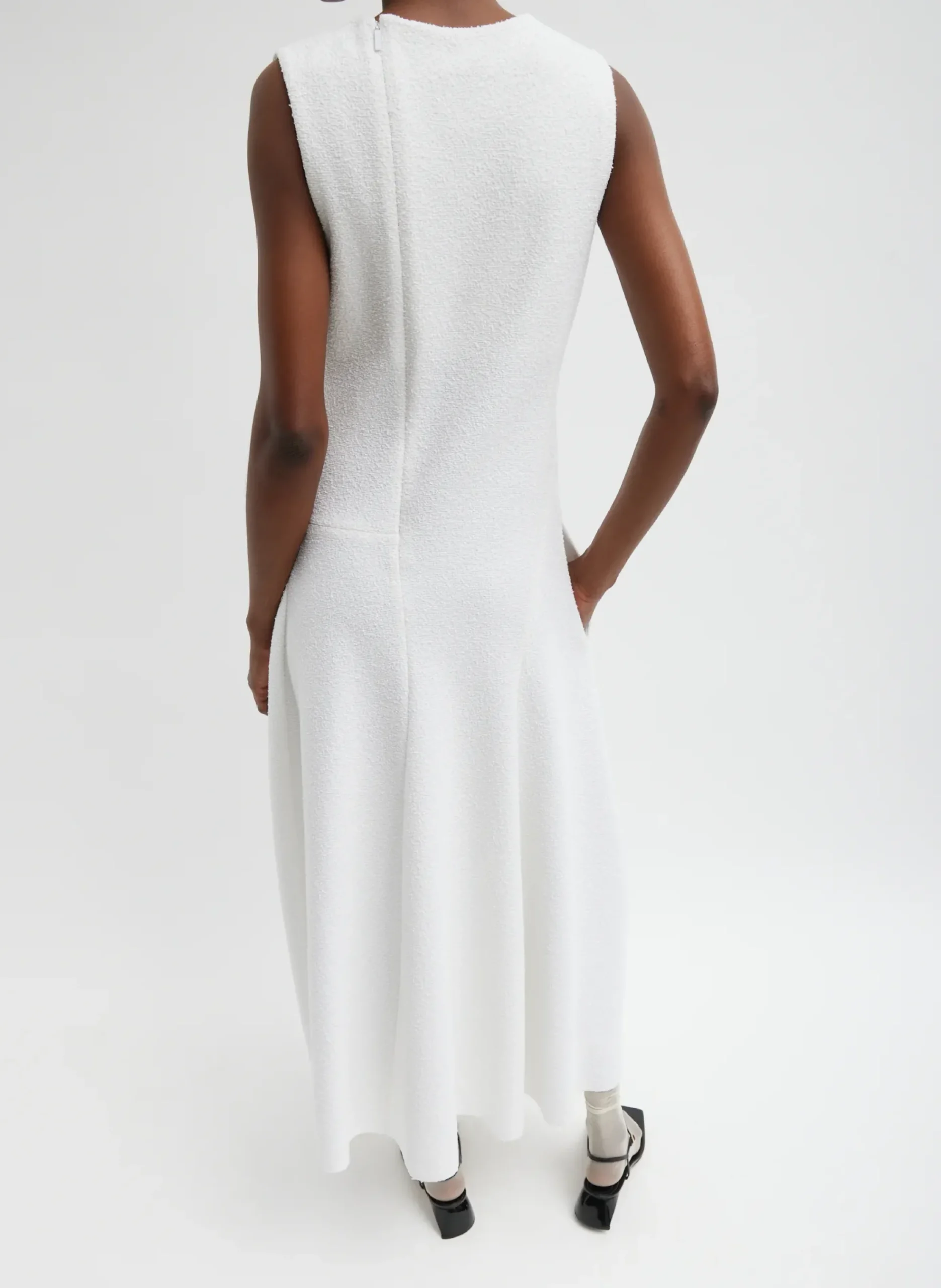 Boucle Knit Sculpted Dress-Tibi Clearance