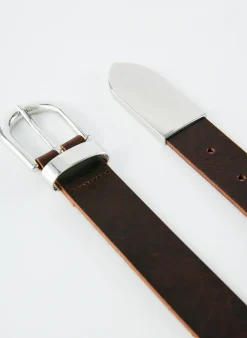 Carlos Leather Belt-Tibi Online