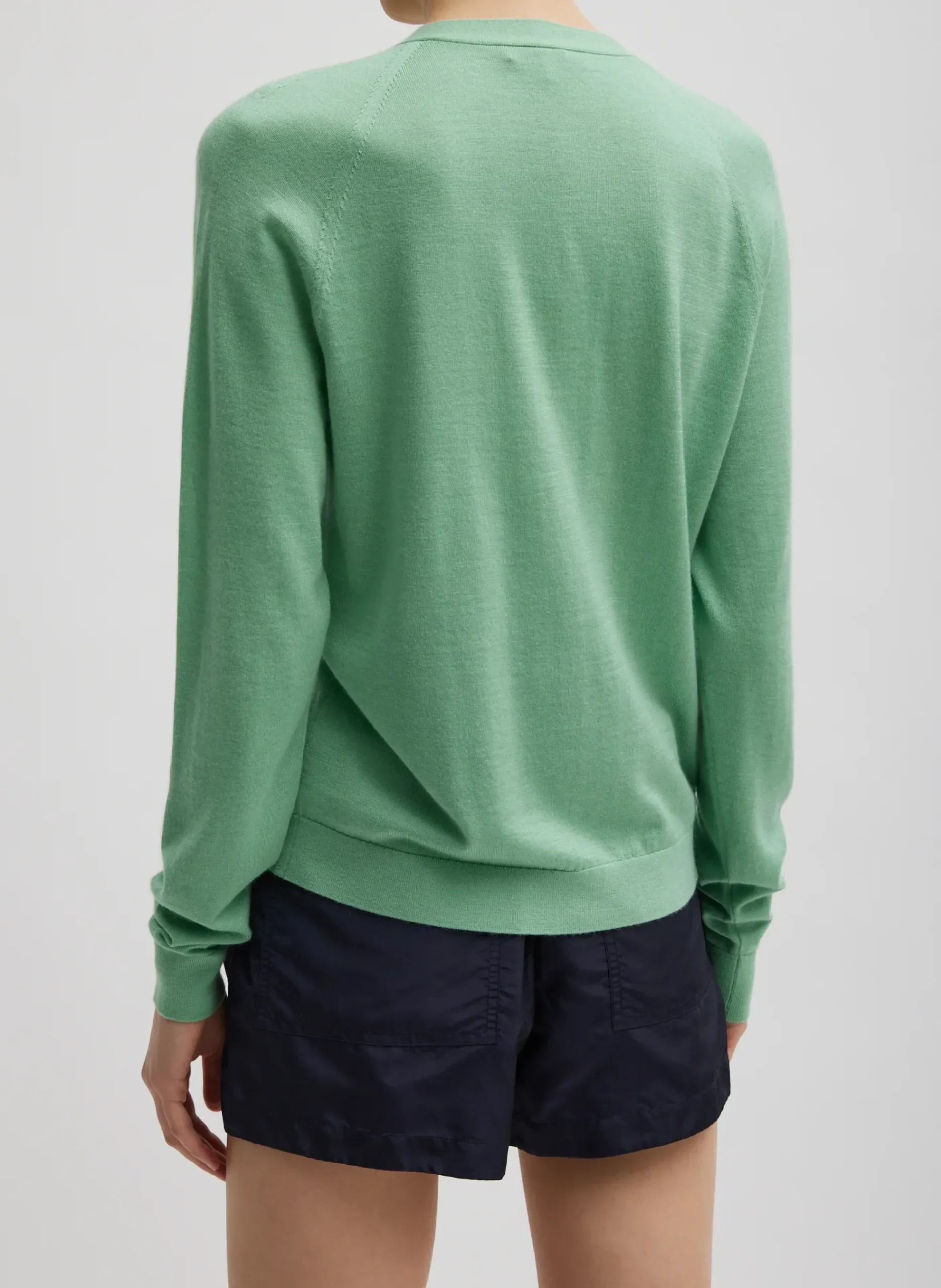Cashmere Silk Blend Slim Cardigan-Tibi Discount