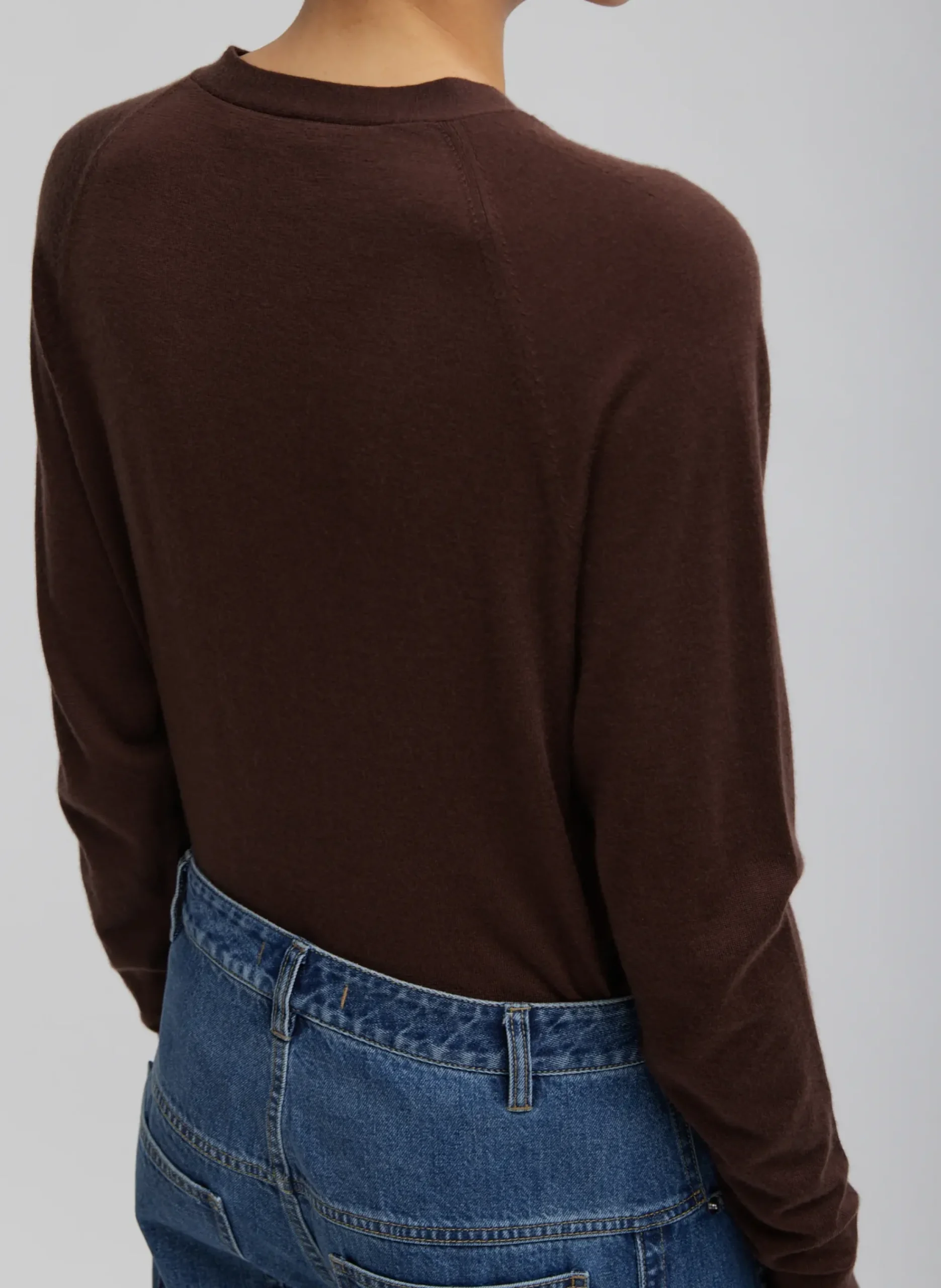 Cashmere Silk Blend Slim Cardigan-Tibi Sale