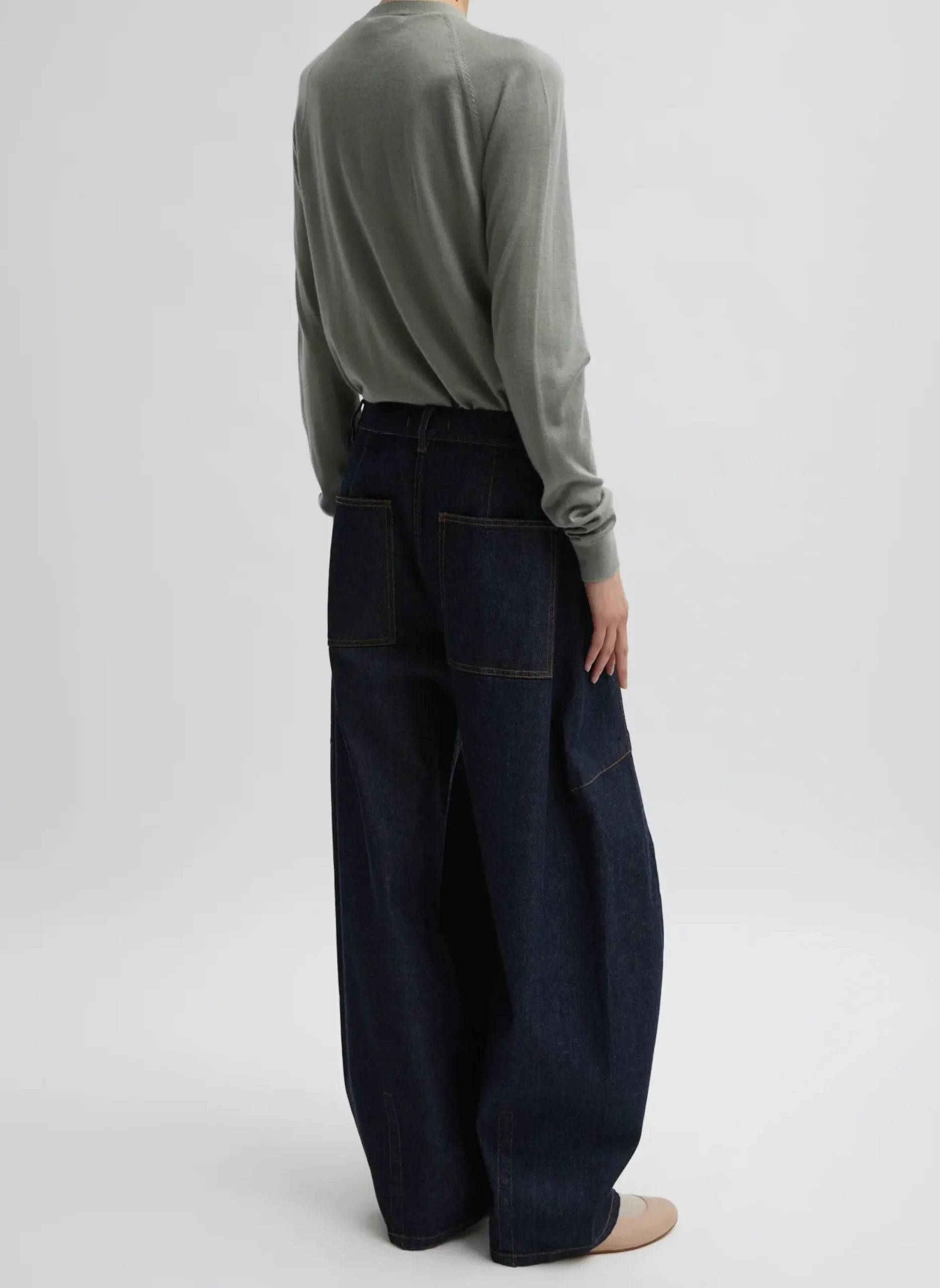 Cashmere Silk Blend Slim Cardigan-Tibi Outlet