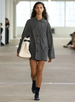 Cassiterite Suede Carcoat-Tibi New