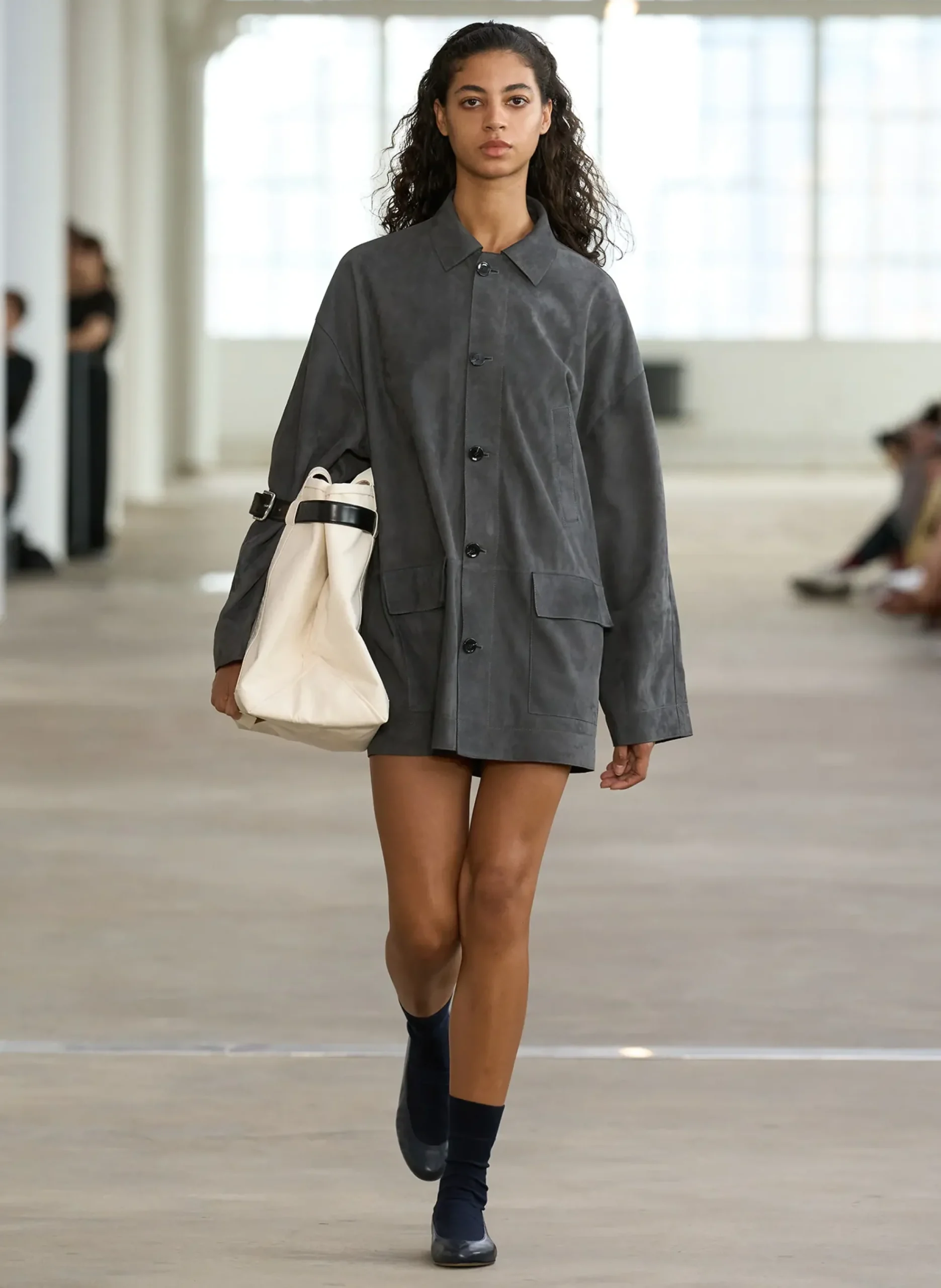 Cassiterite Suede Carcoat-Tibi New