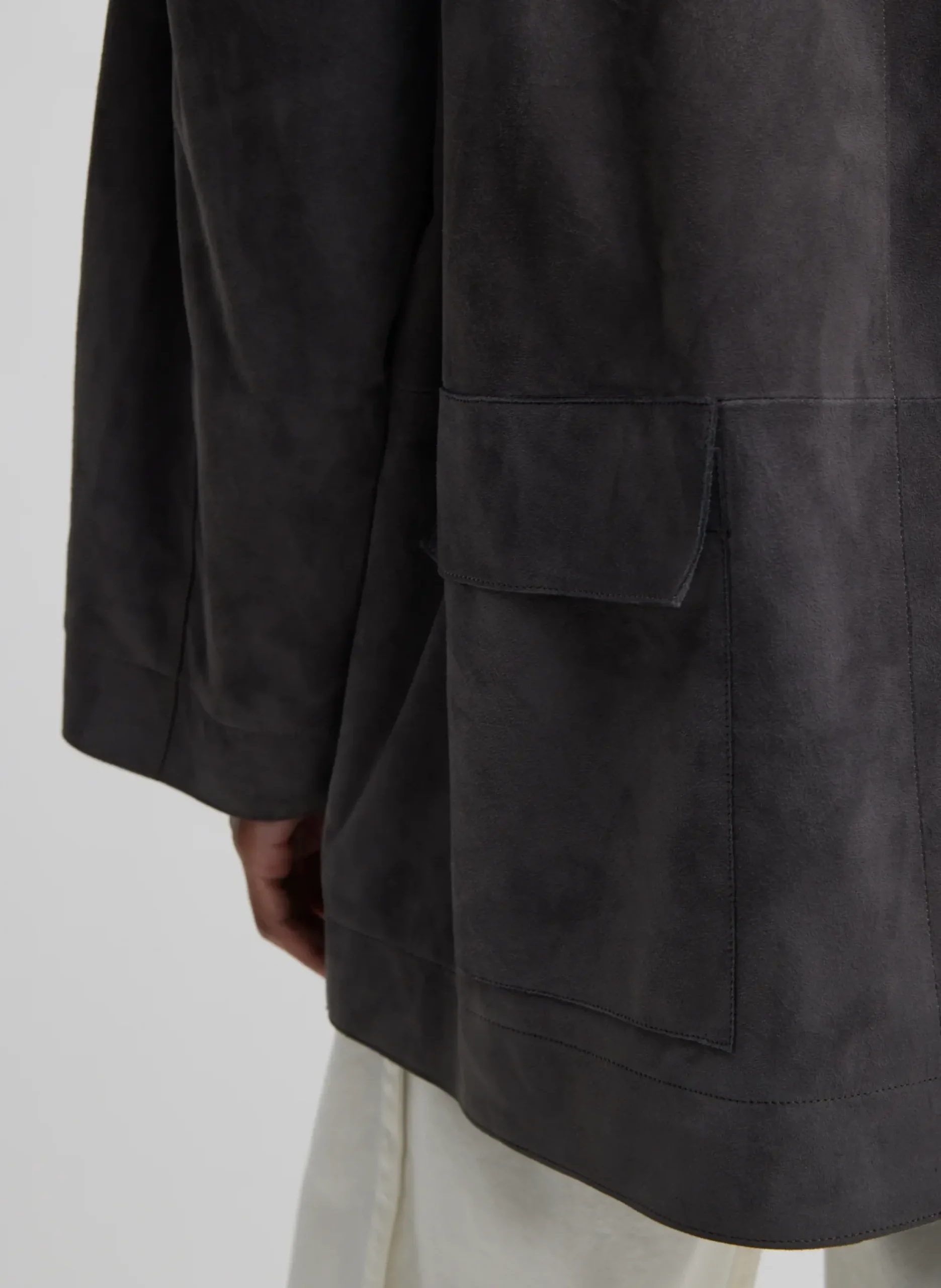 Cassiterite Suede Carcoat-Tibi New