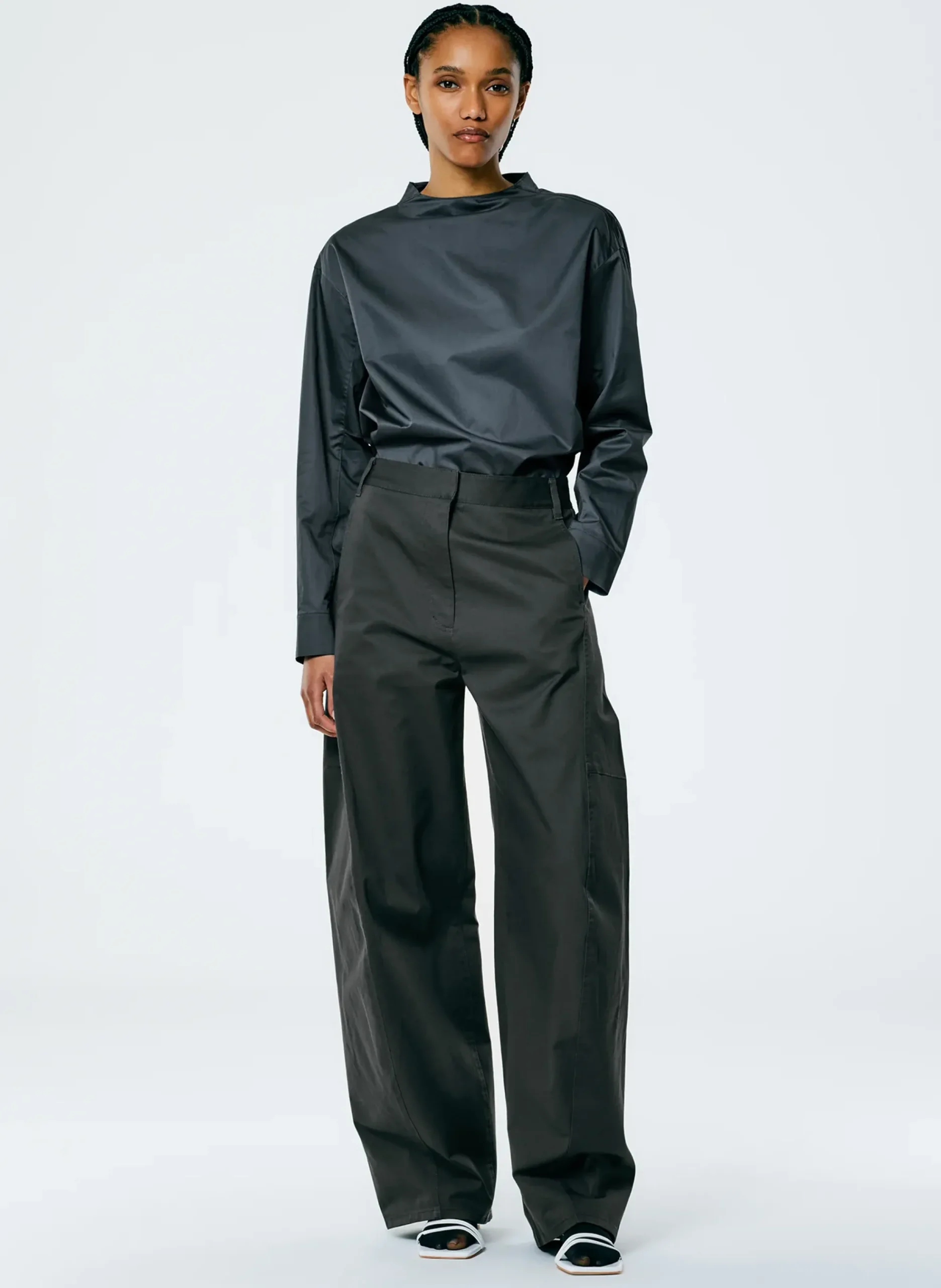 Chino Sid Pant - Petite-Tibi Discount