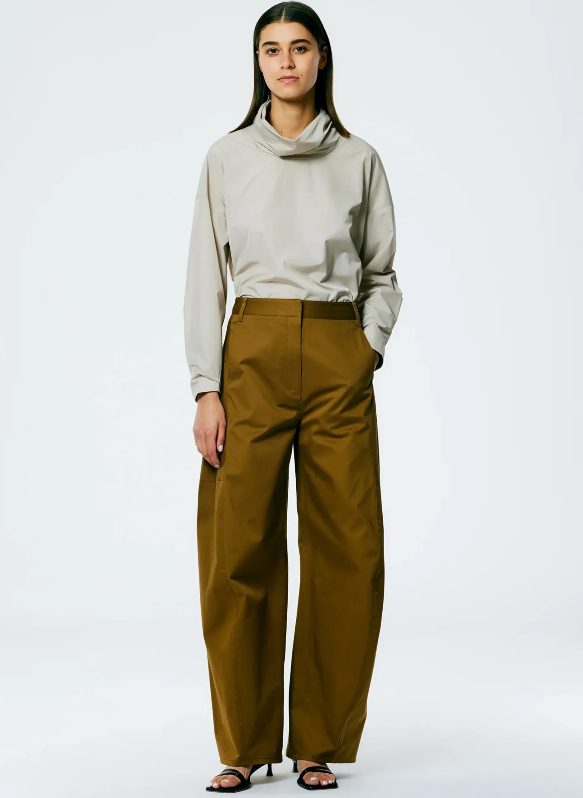 Chino Sid Pant - Petite-Tibi Fashion