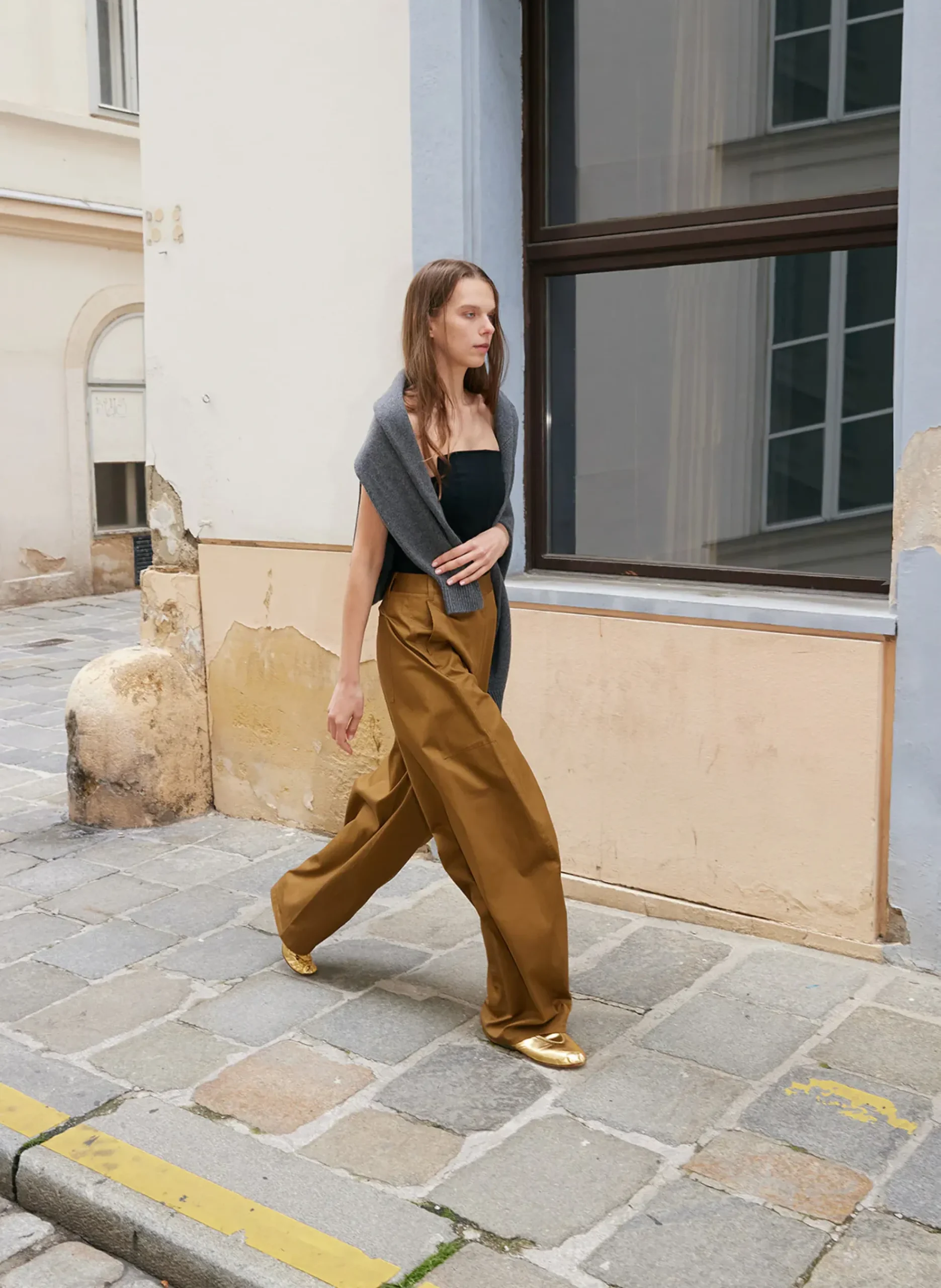 Chino Sid Pant - Petite-Tibi Fashion