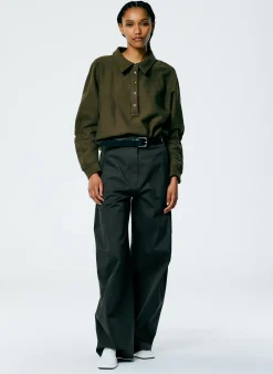 Cocoon Crewneck Sweatshirt-Tibi Sale