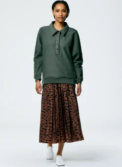 Cocoon Crewneck Sweatshirt-Tibi Outlet