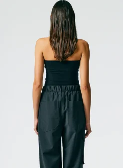 Compact Stretch Cashmere Tube Top-Tibi Discount