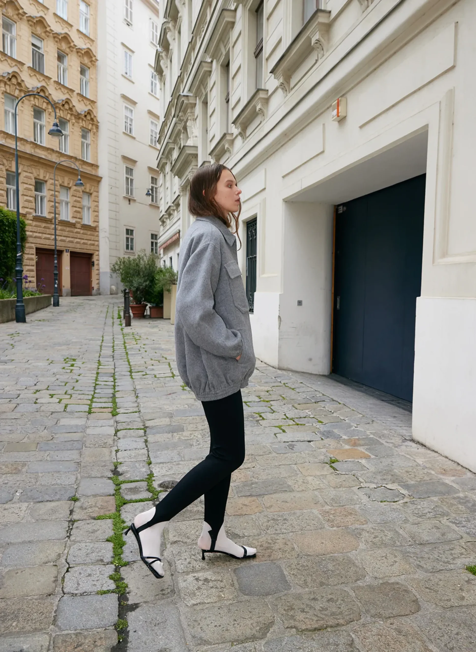 Compact Ultra Stretch Knit Stirrup Legging-Tibi Online