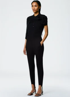Compact Ultra Stretch Knit Stirrup Legging-Tibi Online