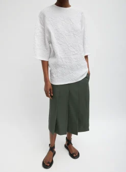 Crinkle Shirting Easy T-Shirt-Tibi Discount