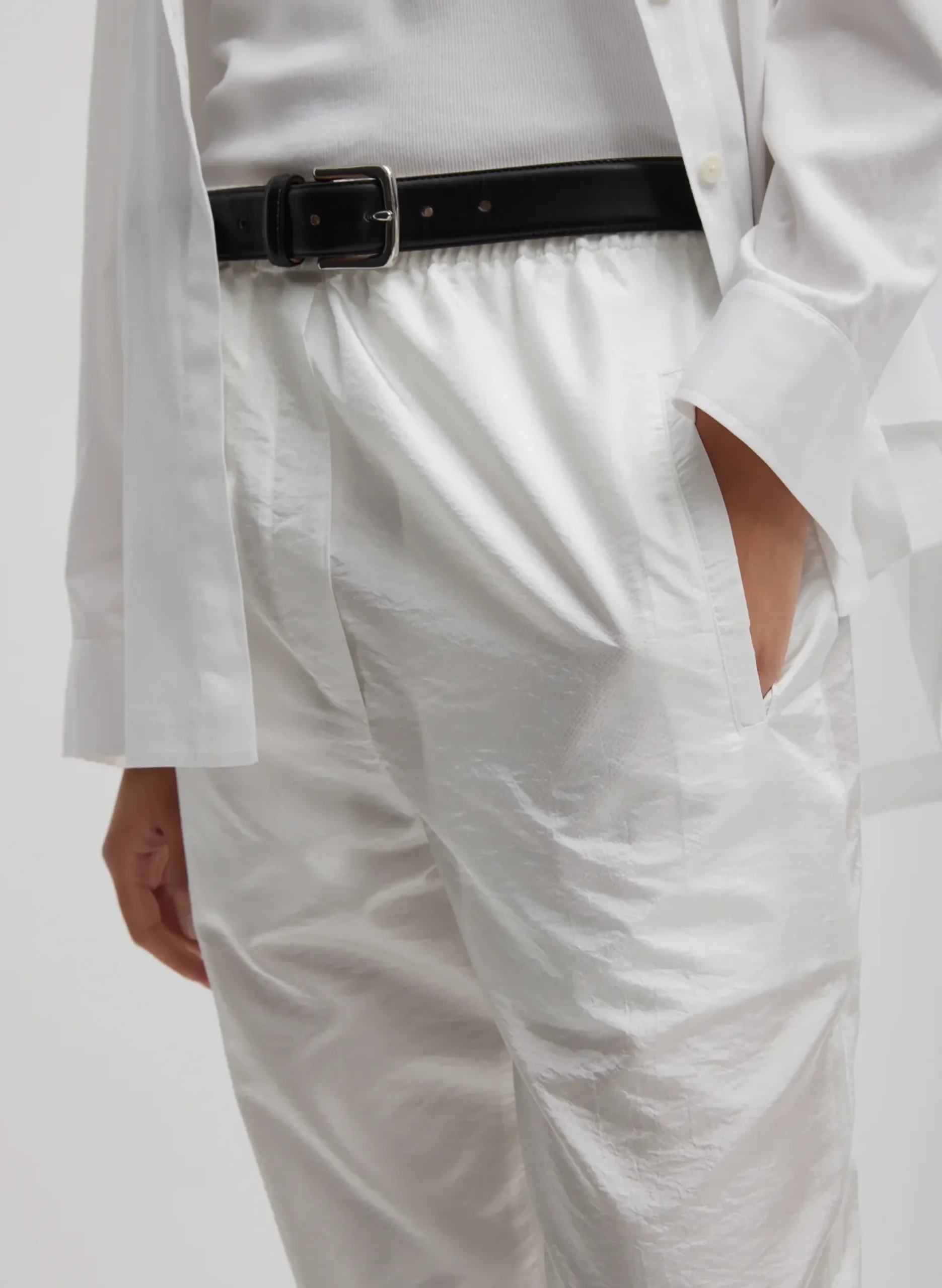 Crispy Nylon Kat Jogger-Tibi New