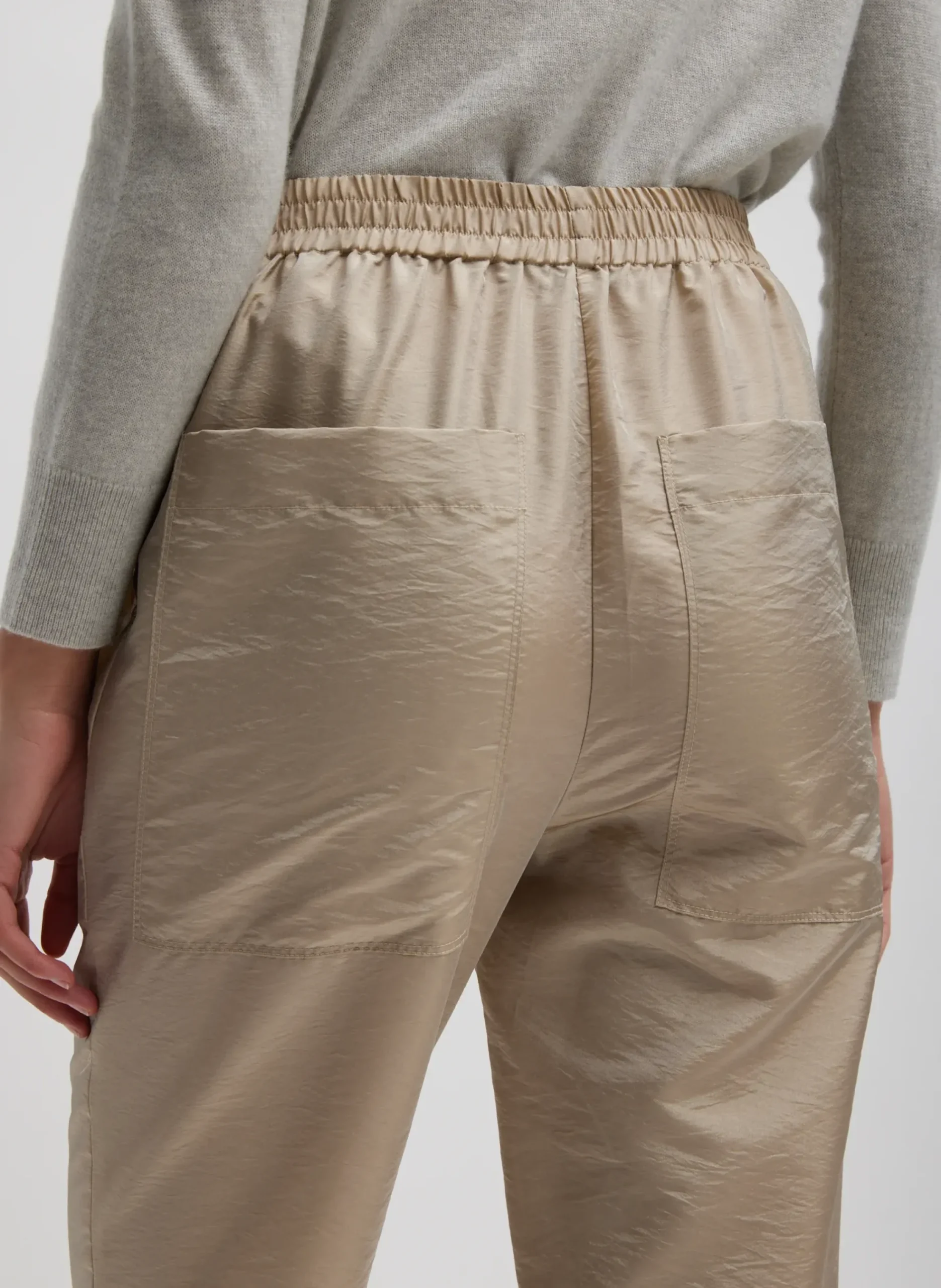 Crispy Nylon Kat Jogger-Tibi Discount