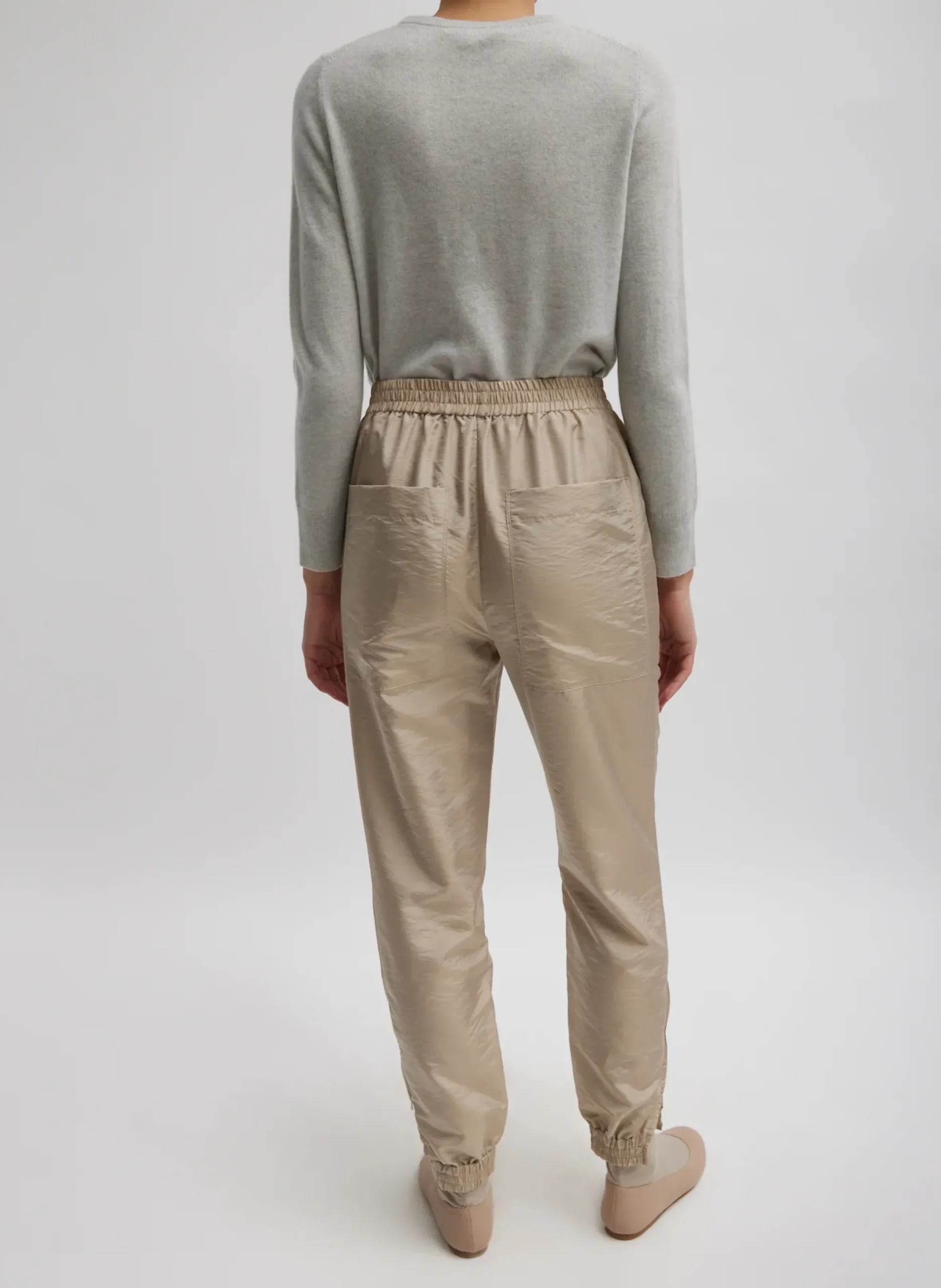 Crispy Nylon Kat Jogger-Tibi Discount
