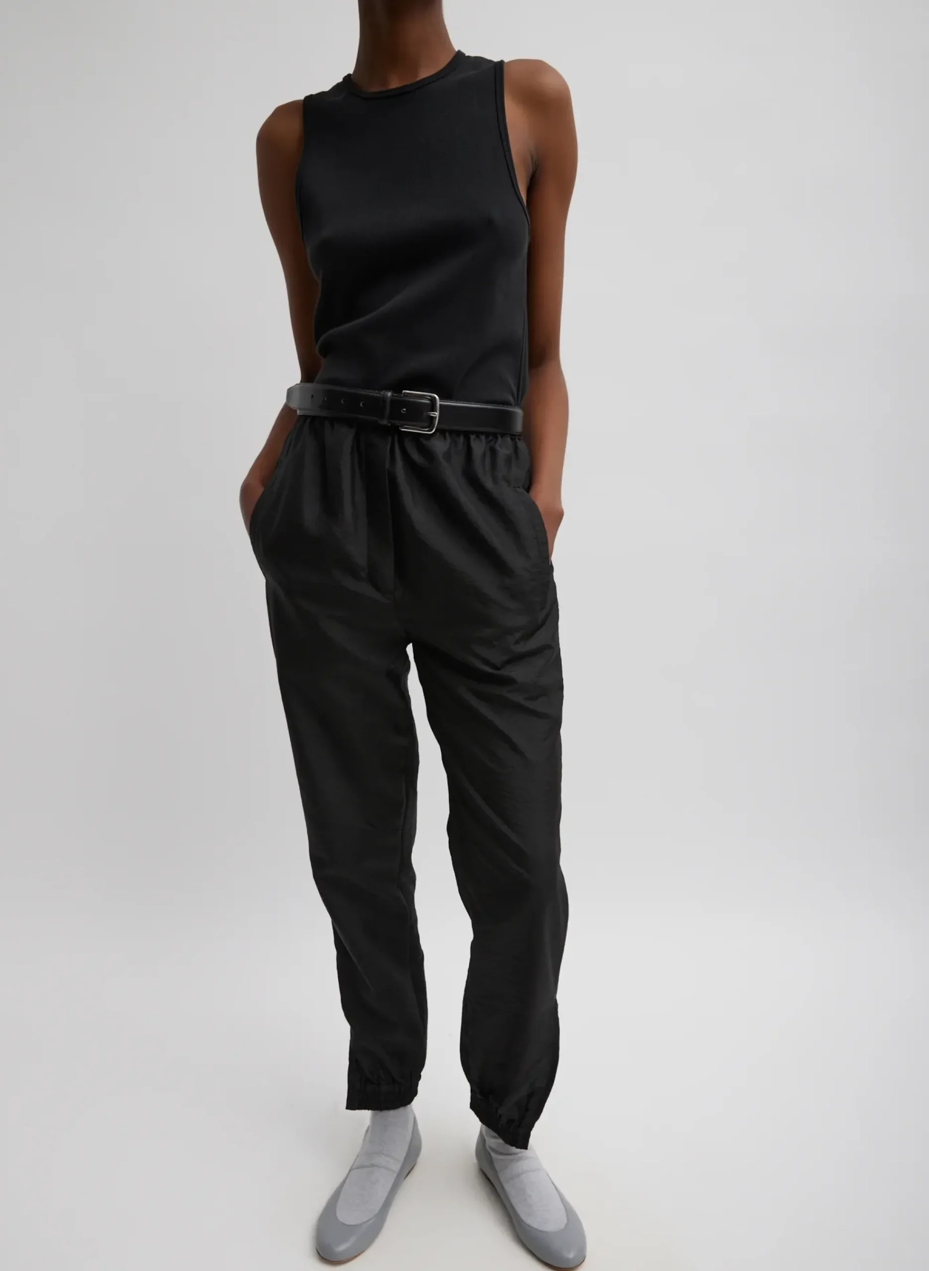 Crispy Nylon Kat Jogger-Tibi Outlet