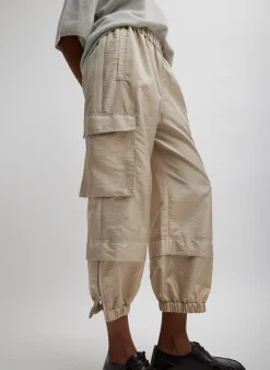 Crispy Nylon Wilt Pull On Jogger-Tibi Best