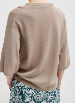 Crispy Sweater Oversized Easy T-Shirt-Tibi Online