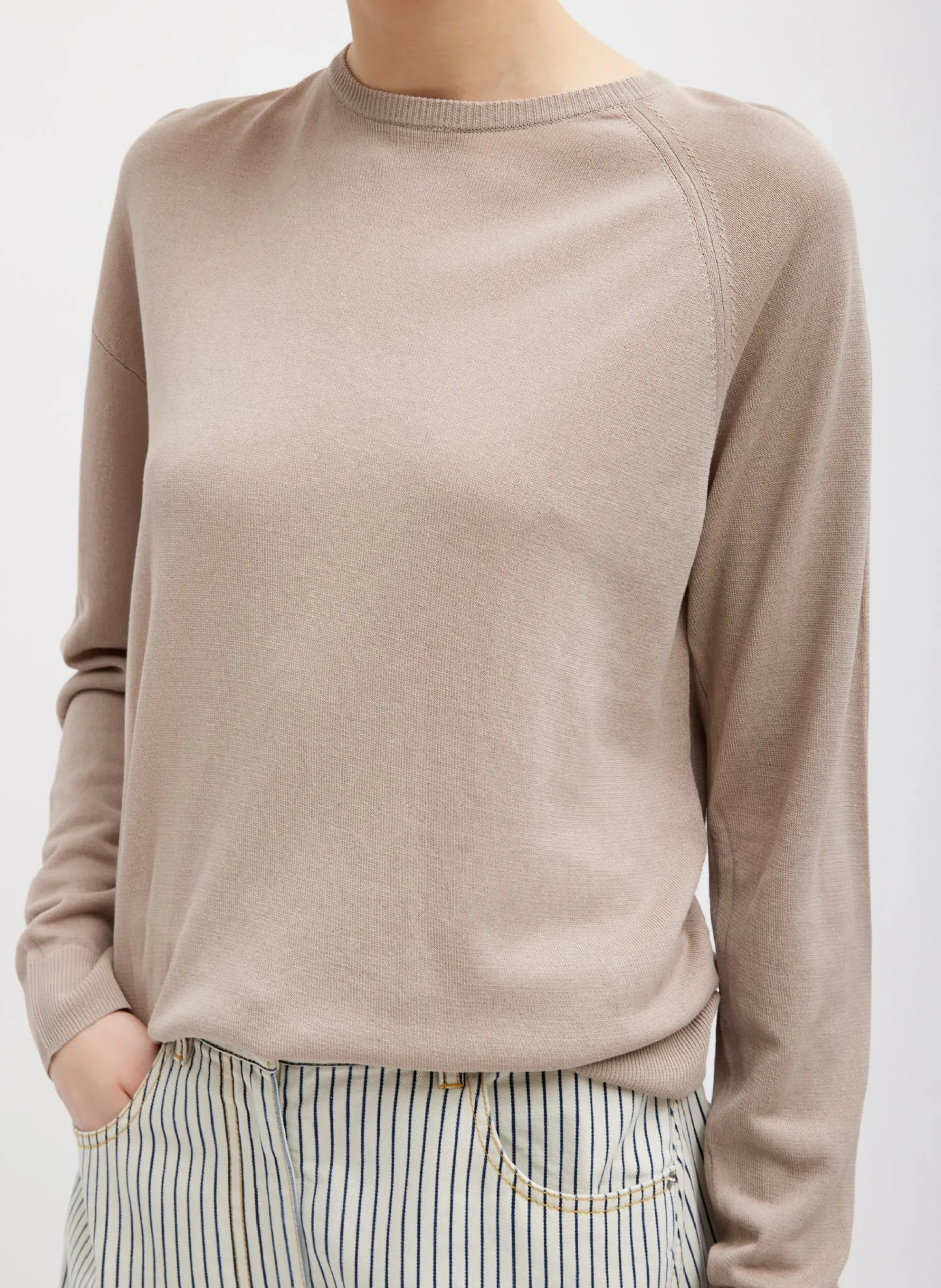 Crispy Sweater Pullover-Tibi Clearance