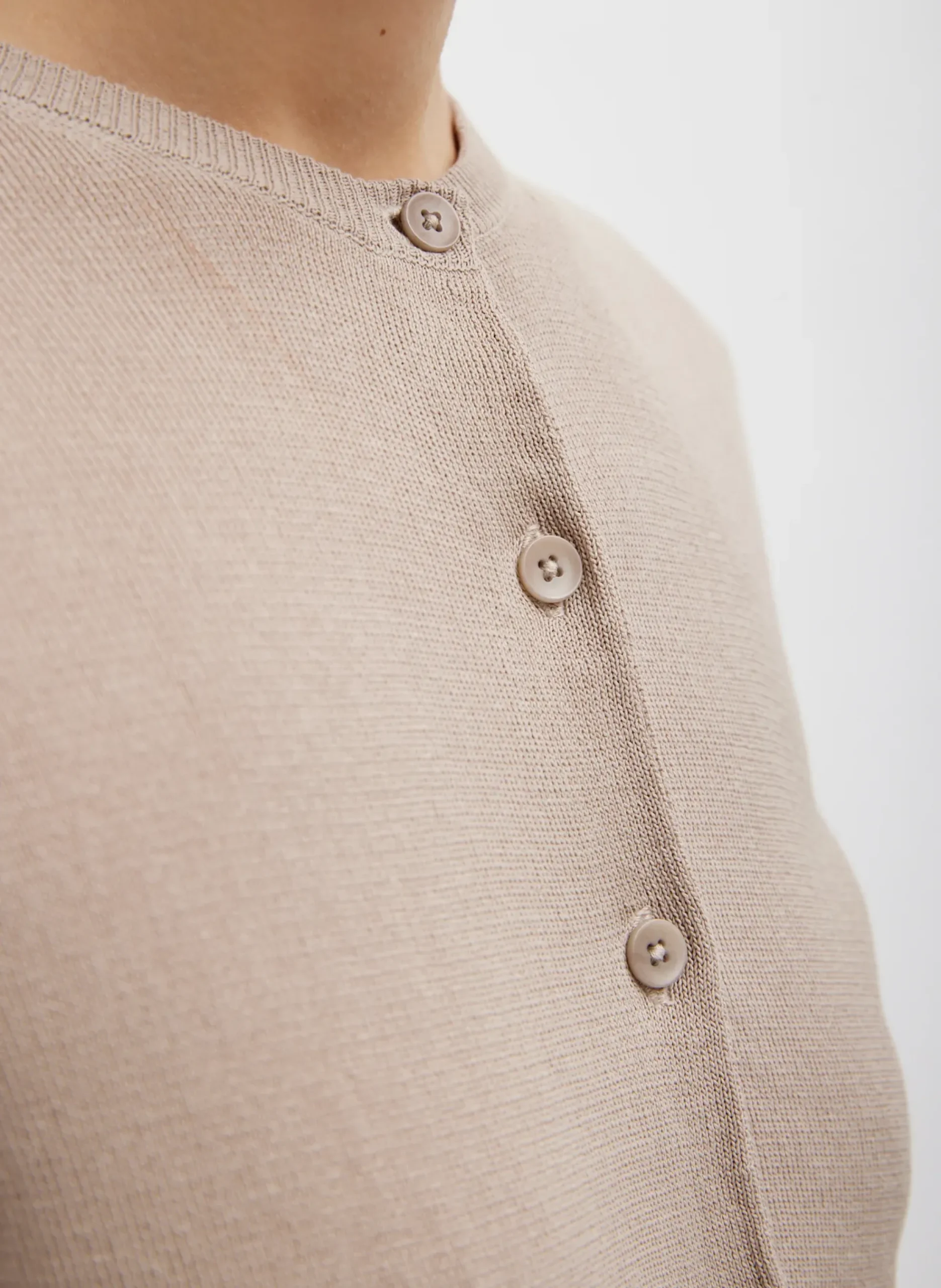 Crispy Sweater Shrunken Cardigan-Tibi Hot