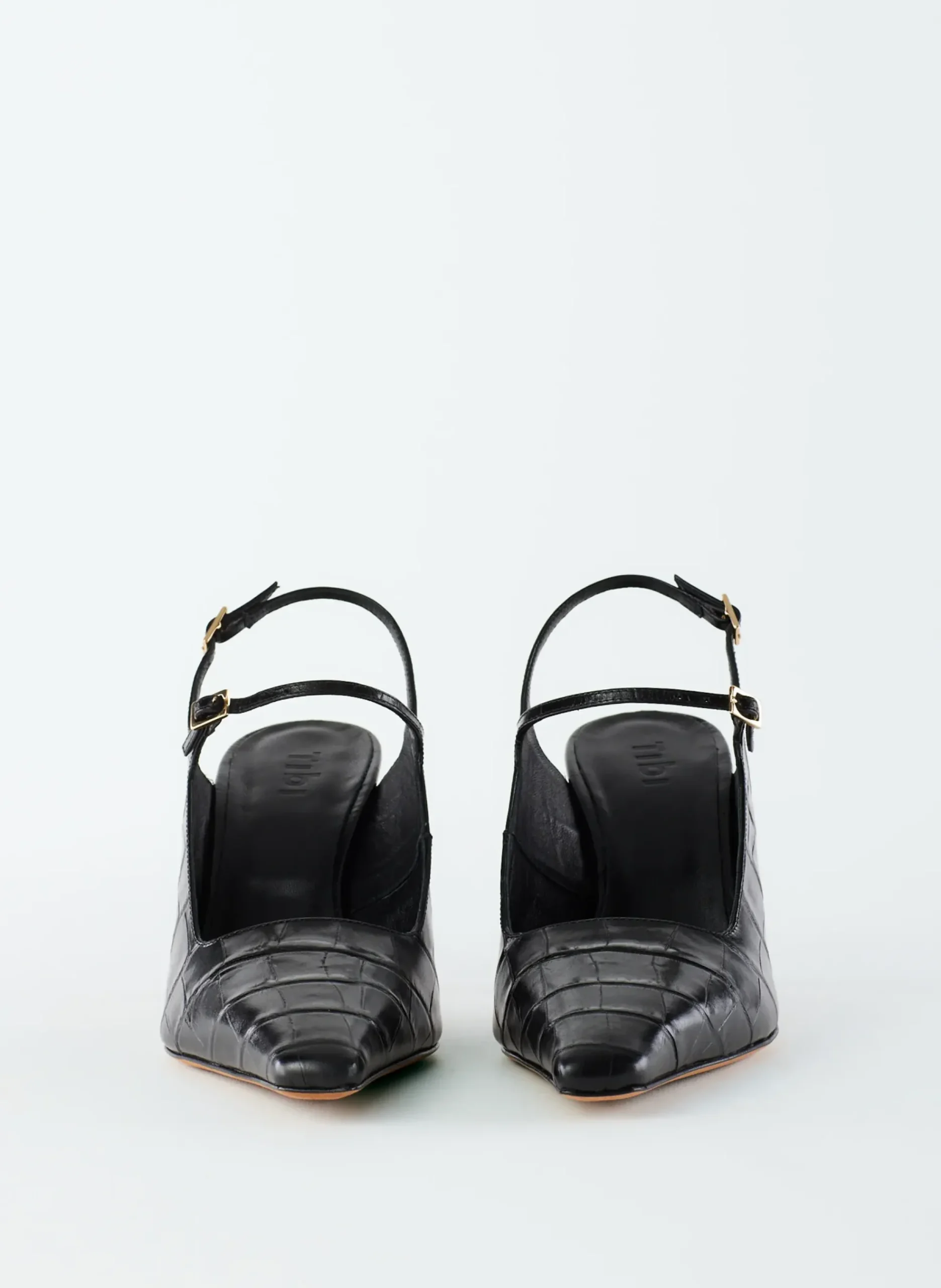 Croc Print Bob Slingback-Tibi Outlet