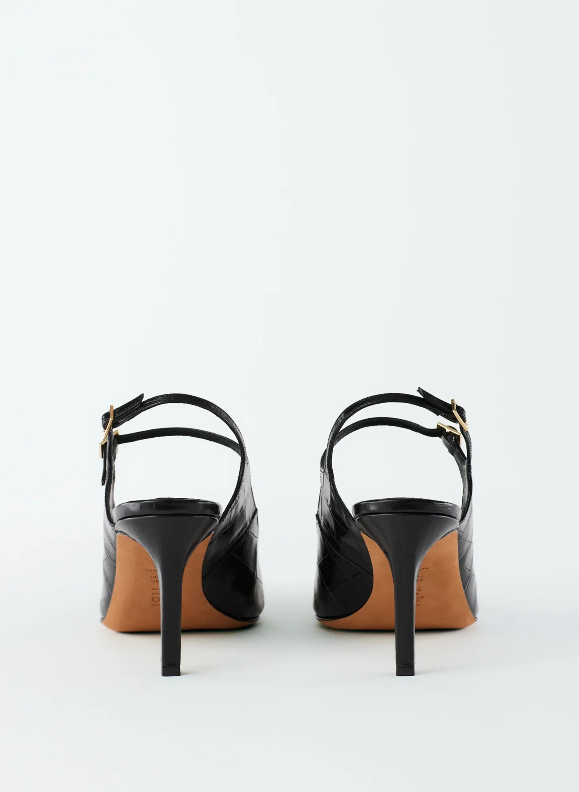 Croc Print Bob Slingback-Tibi Outlet