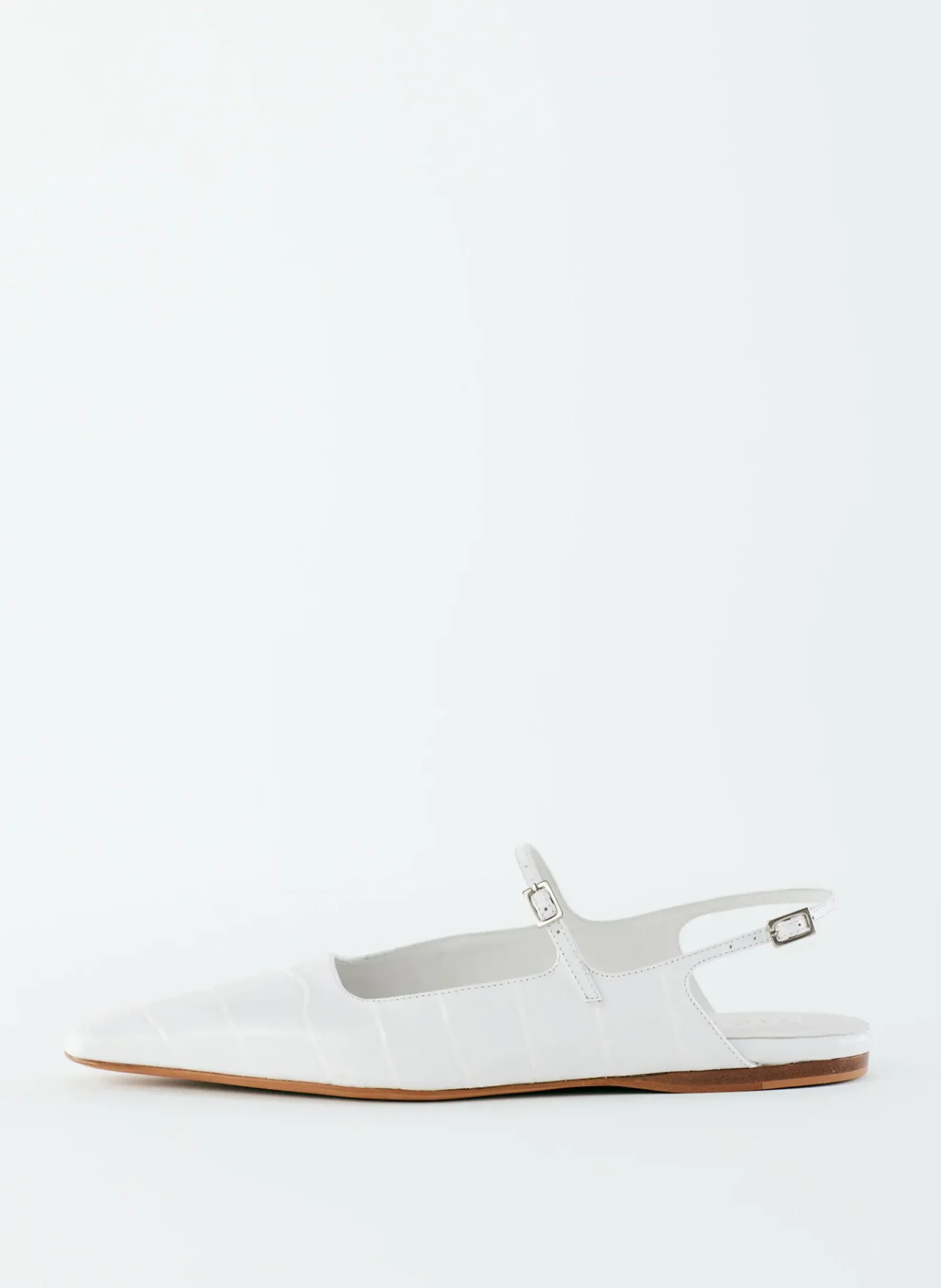 Croc Print Rudy Flat-Tibi Fashion