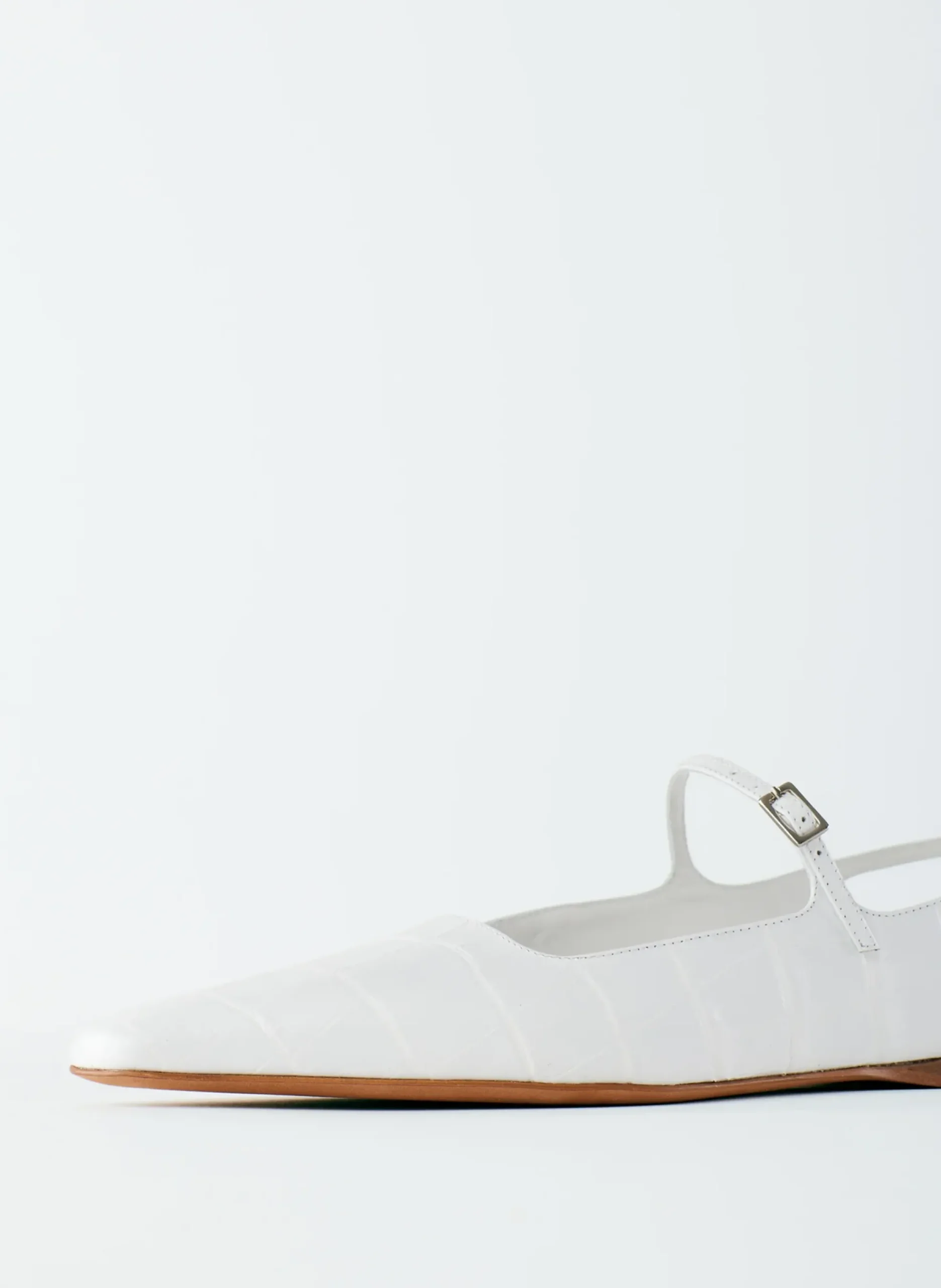 Croc Print Rudy Flat-Tibi Fashion