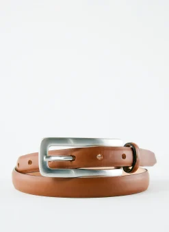 Darwin Leather Belt-Tibi Fashion