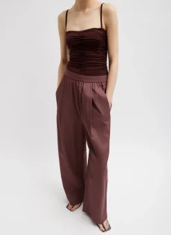 Drapey Suiting Marit Pull On Pant-Tibi Fashion