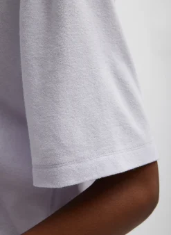 Dry Loop Terry Easy Polo Shirt-Tibi Online