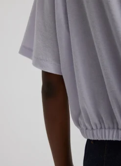 Dry Loop Terry Easy Polo Shirt-Tibi Online