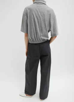 Dry Loop Terry Easy Polo Shirt-Tibi Hot