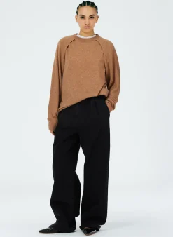 Feather Weight Cashmere Easy Cocoon Tunic-Tibi Clearance