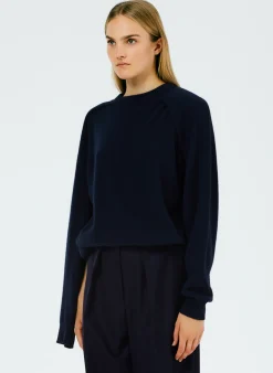 Feather Weight Cashmere Easy Cocoon Tunic-Tibi Discount