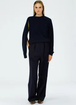 Feather Weight Cashmere Easy Cocoon Tunic-Tibi Discount
