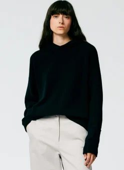 Feather Weight Cashmere Easy Men's Hoodie-Tibi Best