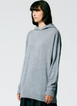 Feather Weight Cashmere Easy Men's Hoodie-Tibi Fashion