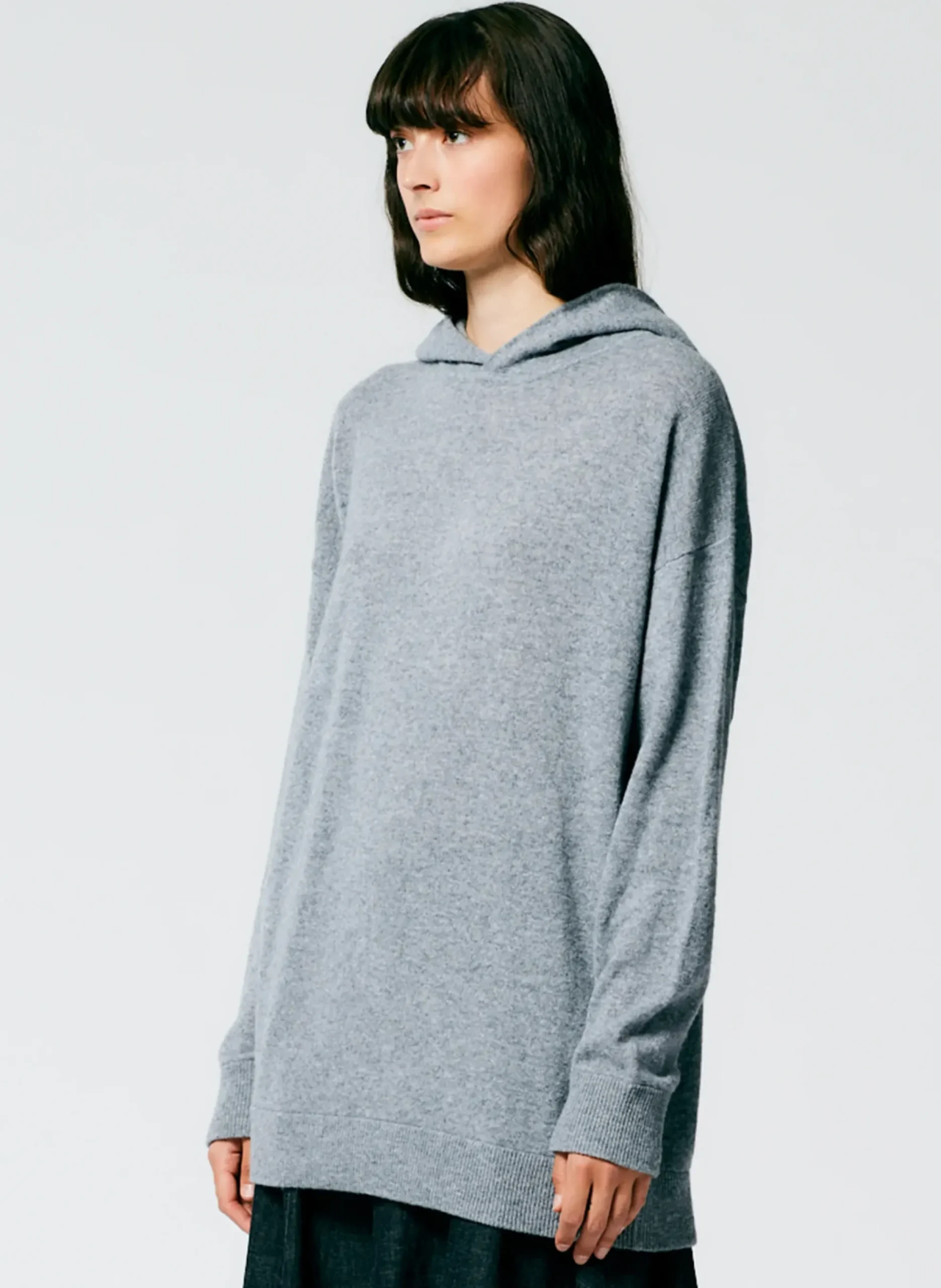 Feather Weight Cashmere Easy Men's Hoodie-Tibi Fashion