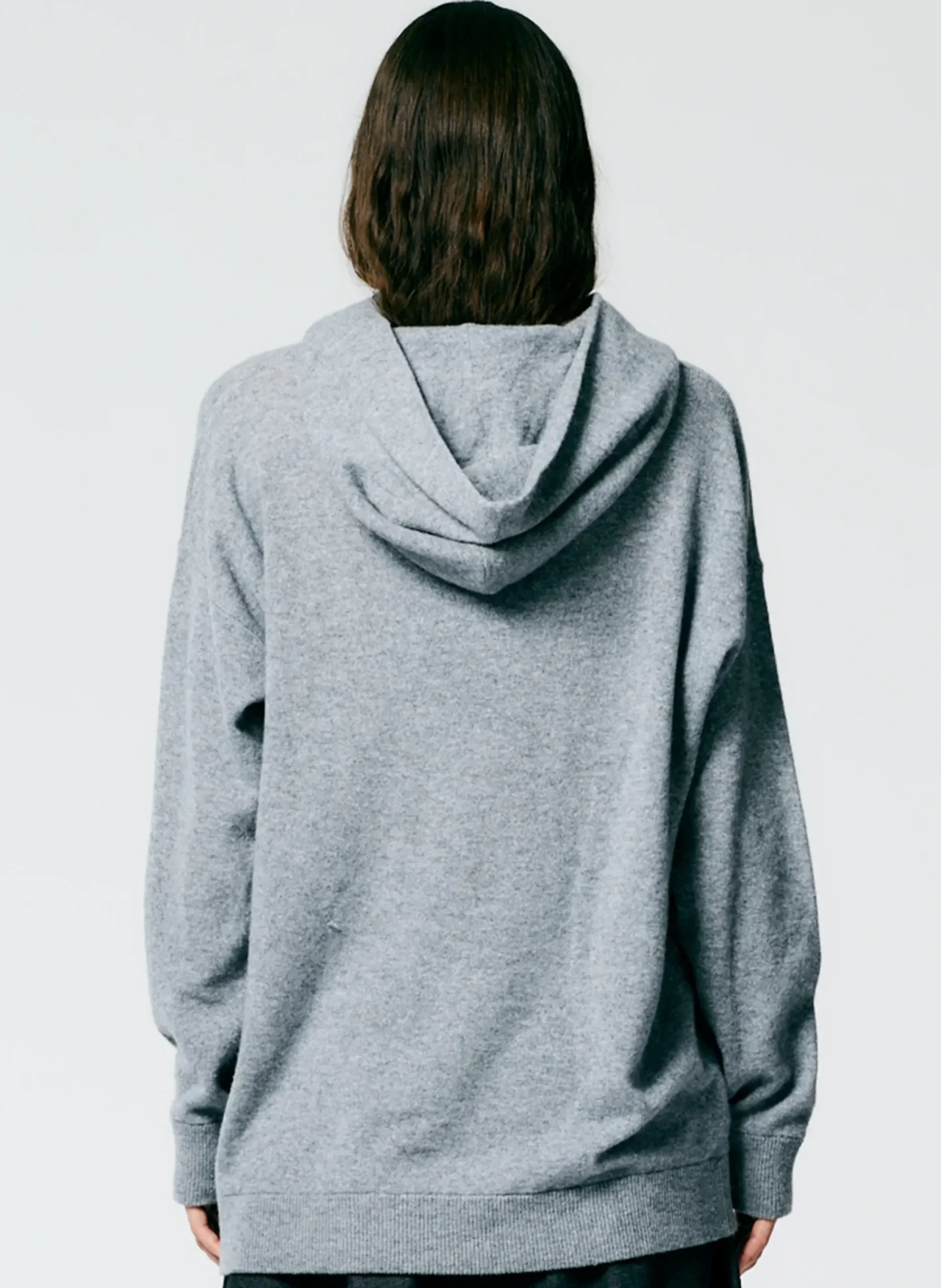 Feather Weight Cashmere Easy Men's Hoodie-Tibi Fashion