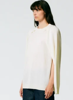Feather Weight Cashmere Easy Cocoon Tunic-Tibi Hot